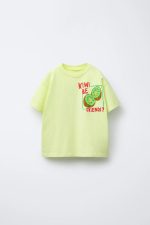 La’ciel Paris kiwi detaylı Tshirt