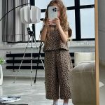 La’ciel Paris leoparlı kız çocuk takım
