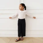 UNISEX SİYAH DOKUMA PANTOLON