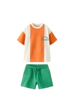 TURUNCU YEŞİL UNISEX TAKIM - Görsel 2
