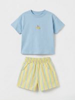 BANANA DOKUMA UNISEX ŞORTLU TAKIM - Görsel 2